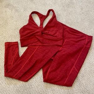Victoria’s Secret - Red Workout Set (top+bottom)